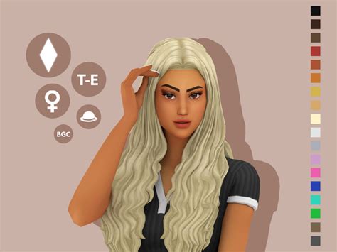 The Sims Resource Tori Hairstyle By Simcelebrity00 Sims 4 Hairs