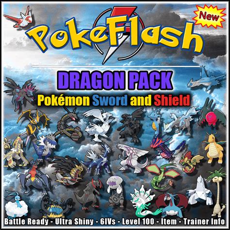 Type Pack Dragon All 58 Pokémon Available In Sword And Shield