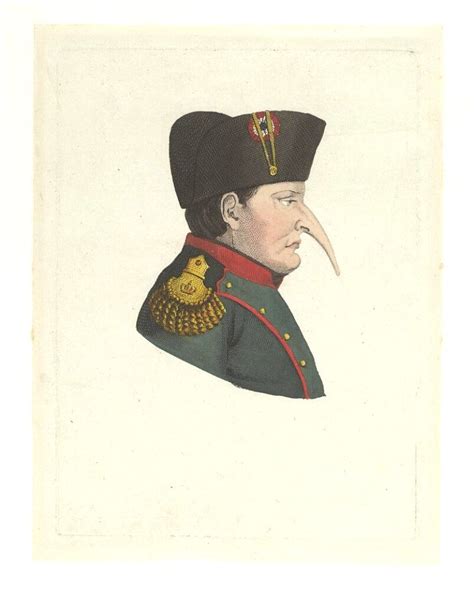 Bodleian Libraries Caricature Of Napoleon With A Beak Free Stock