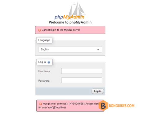 How To Fix Phpmyadmin Access Denied For User Root Localhost