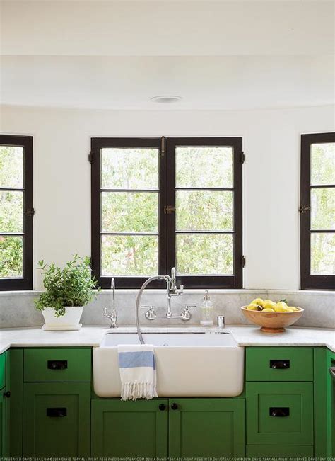 While it falls perfectly in line with the kitchen trends for 2020, it also lends itself to a wide array of different and before you go creating your own green kitchen cabinets, you should check. Kelly Green Kitchen Cabinets - Transitional - Kitchen