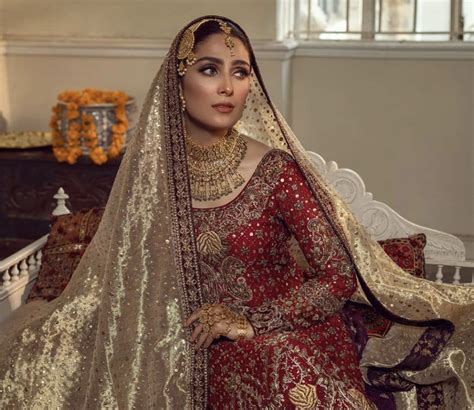 Bridal Look Of Pakistani Actress Ayeza Khan Showbiz Pakistan