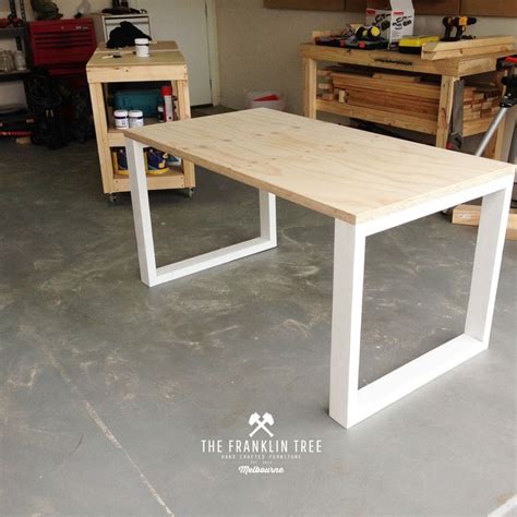 Plywood is very durable even when wet, which makes it very common in the kitchen. Image of Williamsburg Study Table / Plywood | Plywood table, Furniture diy, Furniture design