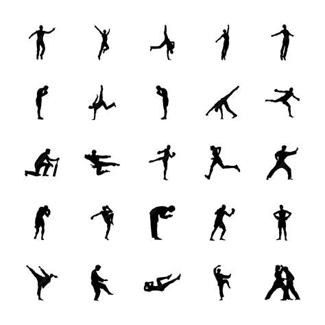 Premium Vector Pack Of Outdoor Sports Silhouettes Vectors