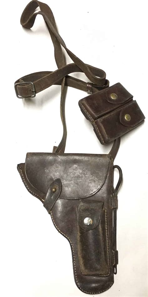 Chinese Korean War Type 51 Tokarev Holster With Strap And Ammunition