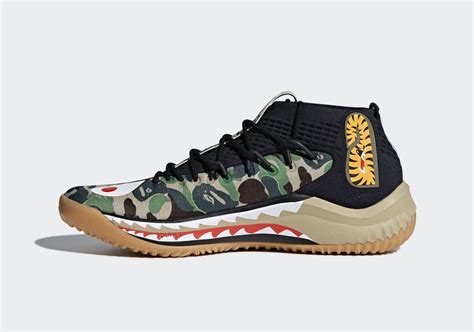 Official Images Of The Adidas Dame 4 Bape Colorways For Asw Leak