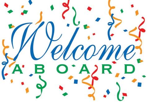 New Employee Welcome Aboard Clip Art Library