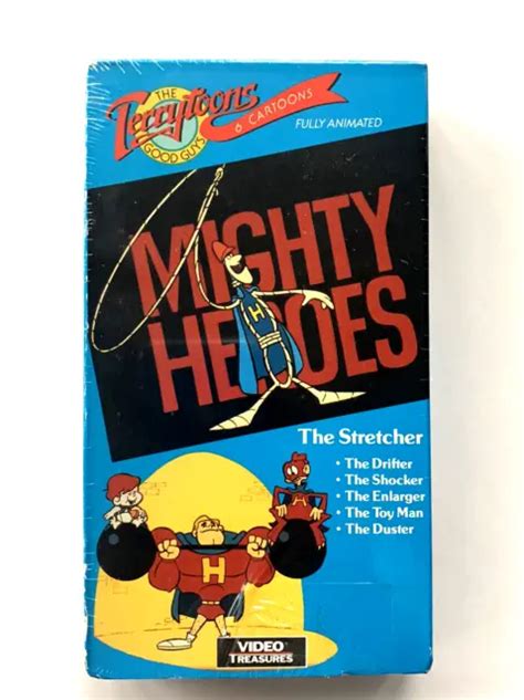 Vintage Mighty Heroes 1960s Terrytoons Cartoons Diaperman Strongman