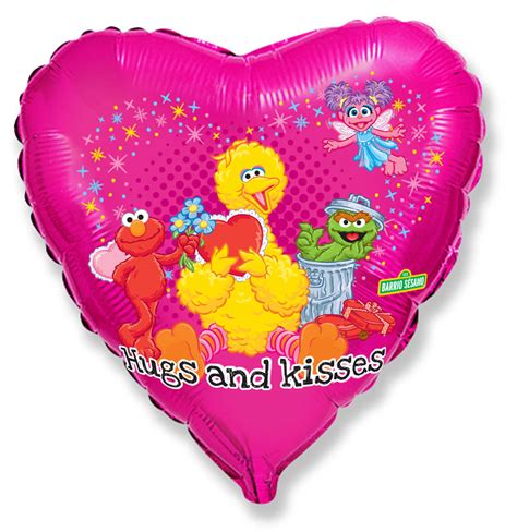 Sesame St Hugs And Kisses Affordable Balloons