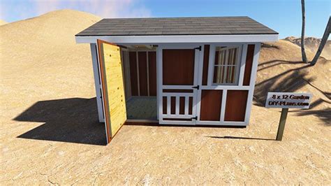 You can do these repairs yourself, but of course, if you feel more comfortable hiring someone these repairs are relatively cheap to rectify. Do it yourself with this 8 X 12 Garden Shed Plan. This picture shows our 8X12 shed with a single ...