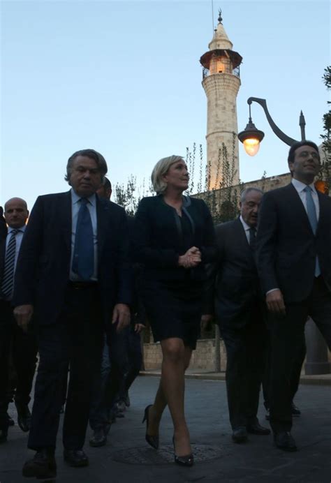 French Far Right Leader Marine Le Pen Refuses To Wear Headscarf For Meeting With Lebanese Grand