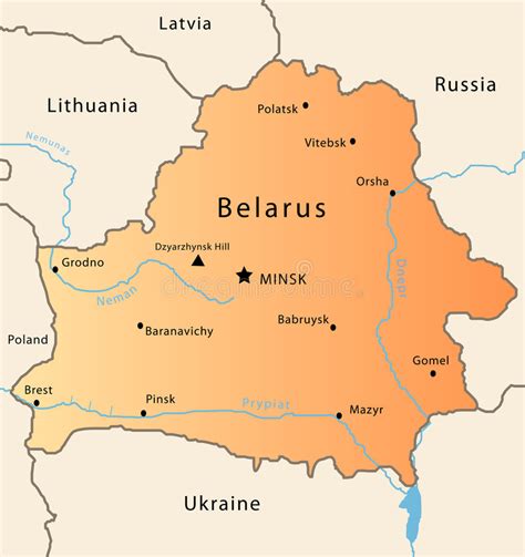 Check spelling or type a new query. Mapa de Belarus ilustração do vetor. Ilustração de beiras ...