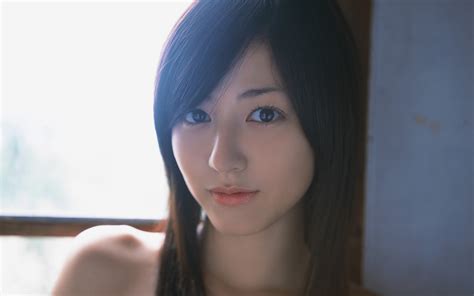 wallpaper face japan women model long hair glasses asian smiling blue black hair
