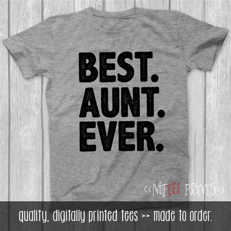best aunt ever shirt personalized womens t