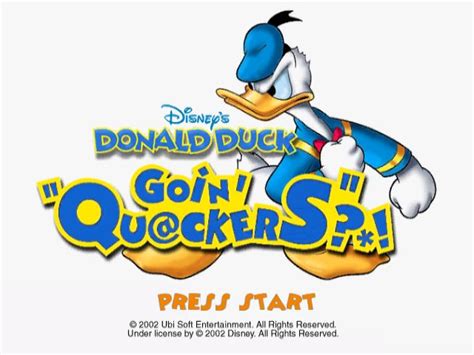 Disneys Donald Duck Goin Quackers Gallery Screenshots Covers