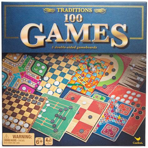 Traditions 100 Board Games Box