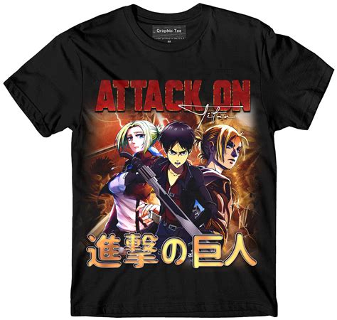 Attack On Titan Crazy Vintage 90s Bootleg Anime T Shirt Titans Anime