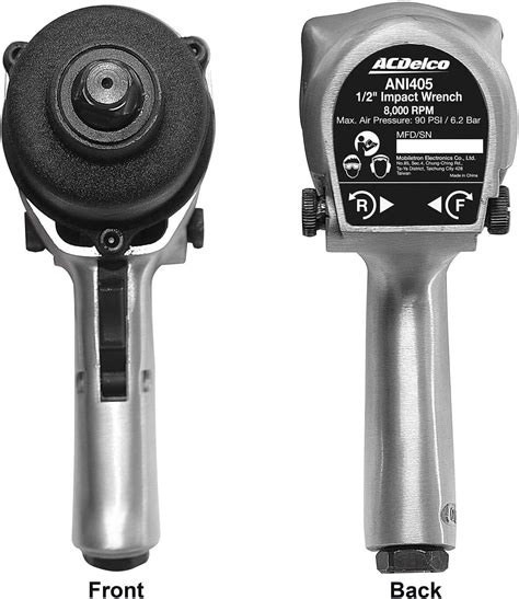 Buy Acdelco Ani405a Nk1 Pneumatic Heavy Duty Twin Hammer ½” 5 Speed