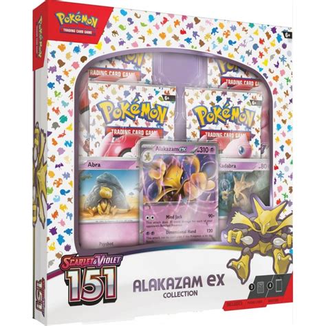 Preorder Pokémon Tcg Scarlet And Violet 151 Alakazam Ex Collection Box