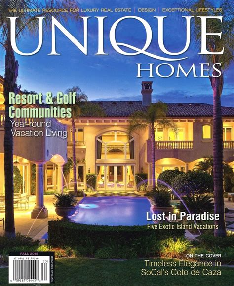 Unique Homes Magazine Subscription Discount The World Of Luxury Real