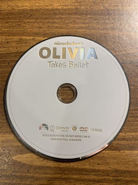 Olivia Olivia Takes Ballet Dvd 2010 Nickelodeon Disc Only Free Shipping 97368949645 Ebay