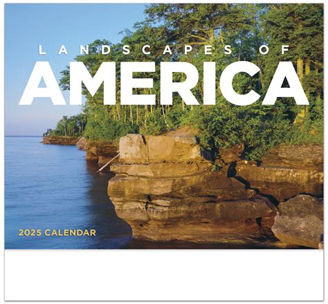 2024 Landscapes Of America Calendar 11 X 19 Imprinted Staple Bound