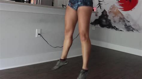 Strip To Hiit Naked Workout Led By Fitness Model Teenager Reality Muscular Girl
