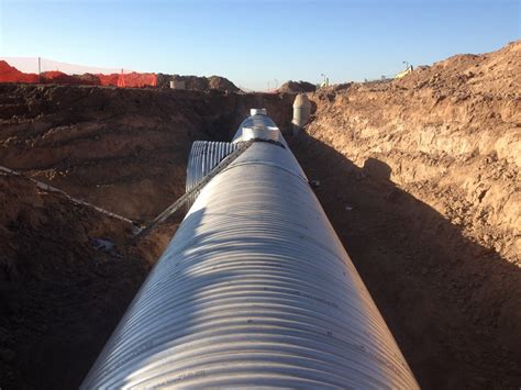 Projects Az Detention System Pacific Corrugated Pipe Company