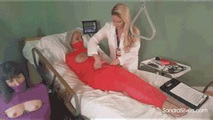 Sandra Silvers Please Tie Me Up Nurse Lisa Gives Bondage Orgasm Therapy To Mummified MILF