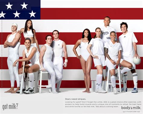 Body By Milk Got Milk Ad Campaign Featuring Us Olympic Athletes