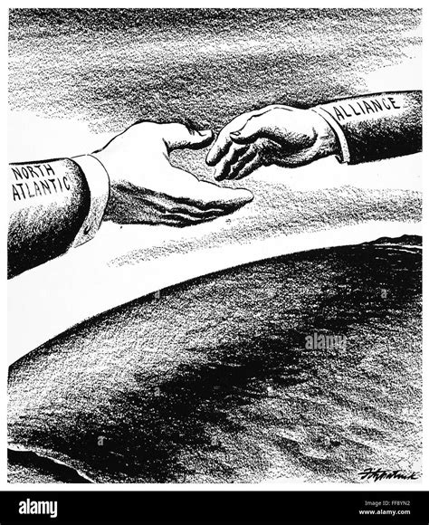 Nato Cartoon 1948 Nour Part Of The World American Cartoon 1948
