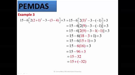 Exponents Square Roots And Order Of Operations Part 2