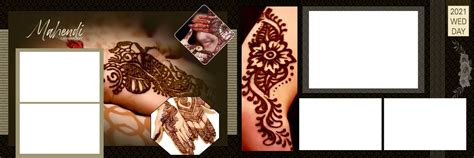 10 New And Latest Indian Wedding Album Psd 12x36 2021 Mehandi Vol 01