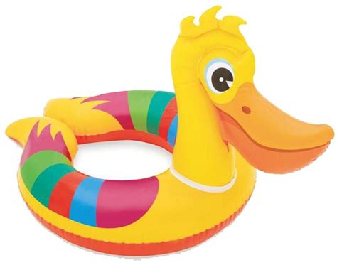 Intex Split Ring Duck Pool Float Swim Ring Pool Pool Float