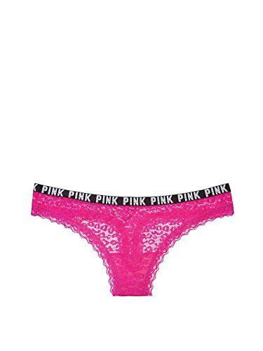 Women S Clothing Victoria S Secret Pink Extra Low Rise Thong Small Neon