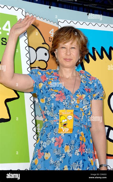 Yeardley Smith Voice Of Lisa Simpson Stamps Of Simpsons Characters Are