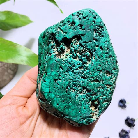 Incredible Green Malachite Large Partially Polished Specimenlocality