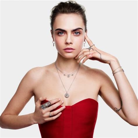 Cara Delevingne Dior Jewelry Christmas Campaign