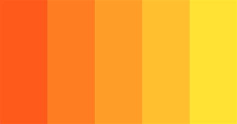 Orange To Yellow Gradient Color Scheme Orange