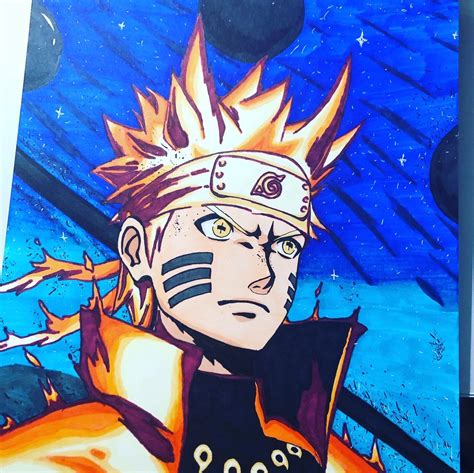 My Naruto Drawing I Used A Reference From Pinterest Idk The Original