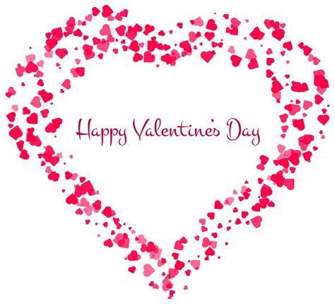 Valentines Day Heart Clip Art Happy Valentines Day Png Download