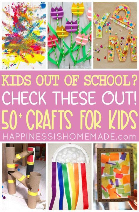 50 Quick And Easy Kids Craft Ideas That You Can Make With Simple Items