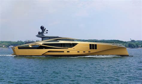 This Golden Yacht Is The Most Beautiful Boat Youll Ever See