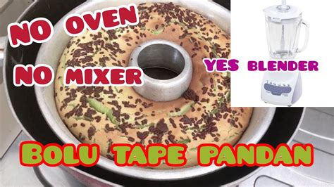 155 resep bolu pandan magic com enak dan sederhana ala rumahan cookpad. Resep Bolu Tape Pandan - YouTube