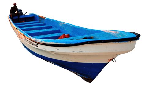Barco De Madeira Branco Azul Png Transparente Stickpng
