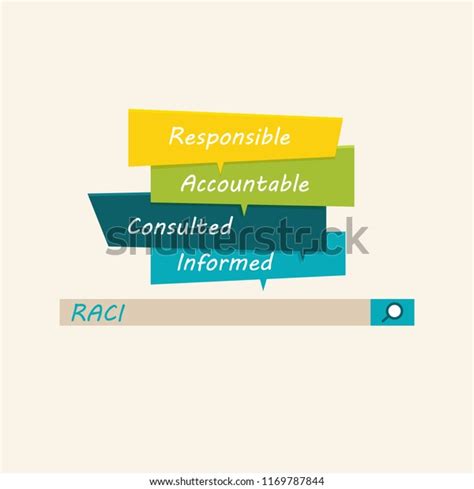 Responsibility Assignment Matrix Raci Matrix Conceptual Stock Vector