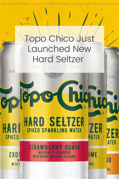 Topo Chico Just Launched New Hard Seltzer & They Hit Shelves This Month