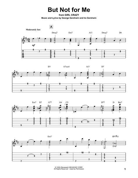 But Not For Me Sheet Music Direct