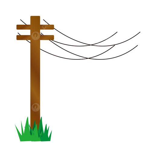 Electric Pole Clipart Hd Png Decorative Illustration Of Wooden