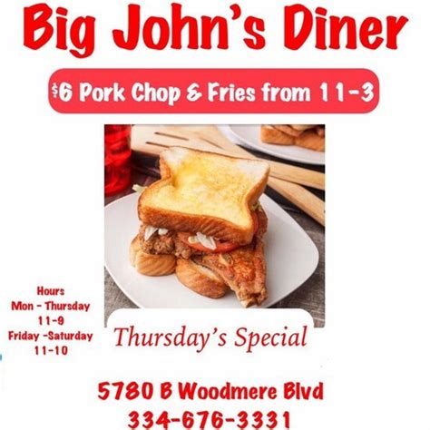 Big Johns Diner In Montgomery Restaurant Reviews